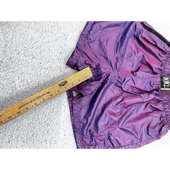 Women's Nike Just Do It Iridescent Fuchsia Purple Lined Athletic Shorts Size S - Picture 7 of 9